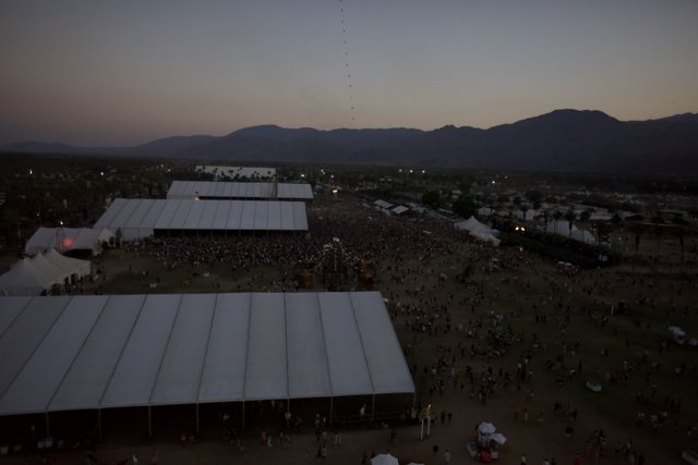 A Birds-Eye View of Coachella's Massive Crowd