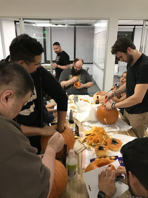Pumpkin Carving in the Workplace