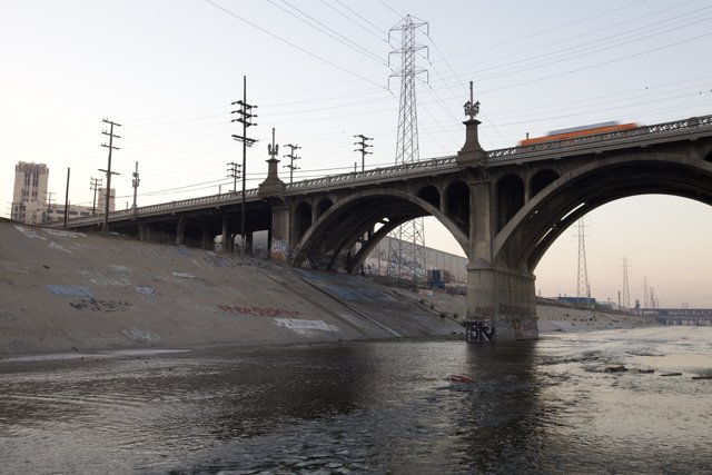Architectural Wonders of LA River Bridge
