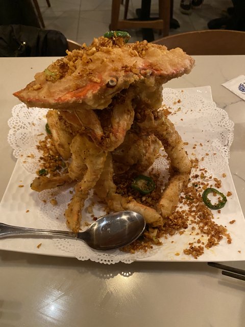 Delicious Tempura Crab