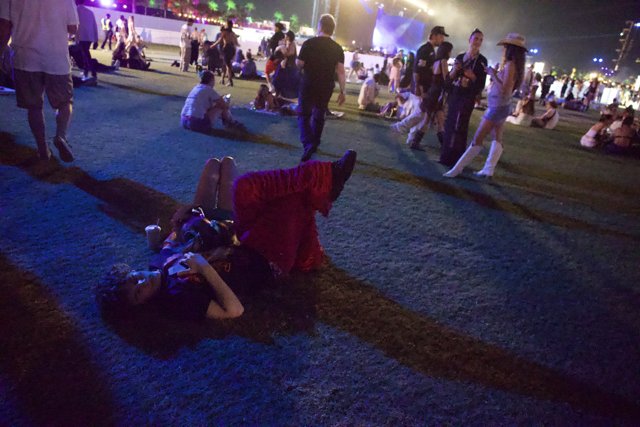 Relaxing Amidst the Revelry at Coachella 2024