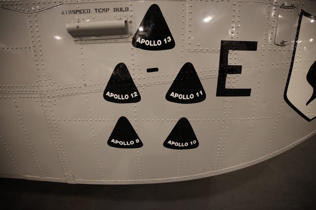 Apollo Mission Command Module Capsules Display on USS Hornet
