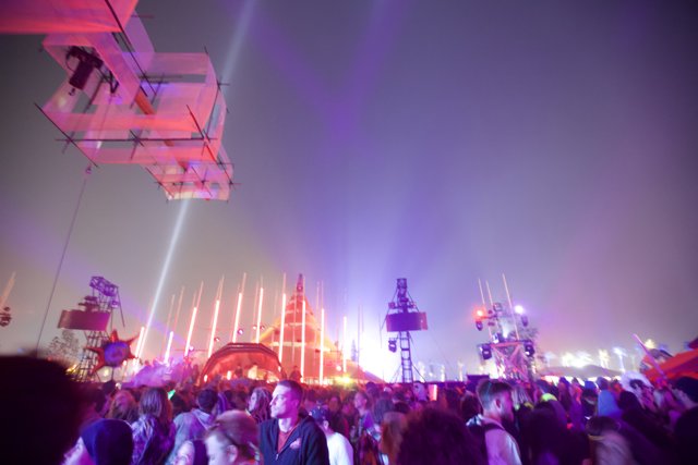 Lights and Excitement at Coachella Festival