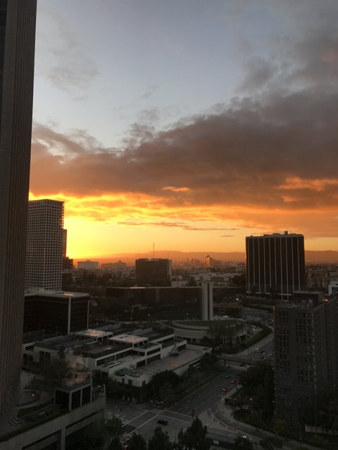City of Angels at Sunset