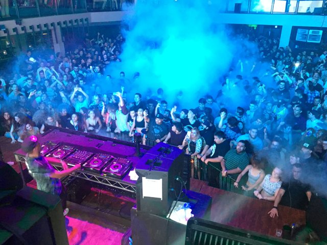 Smoke-filled Nightclub Concert