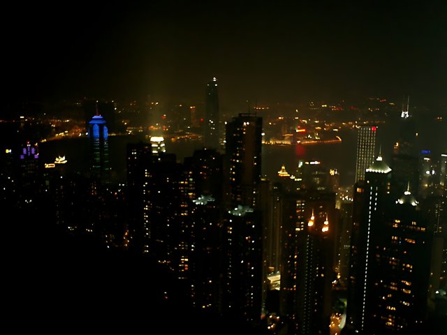 Hong Kong Metropolis at Night