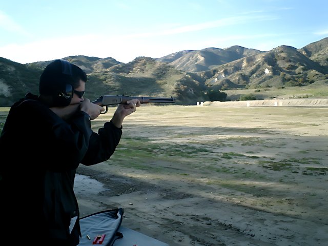 Desert Rifle Practice