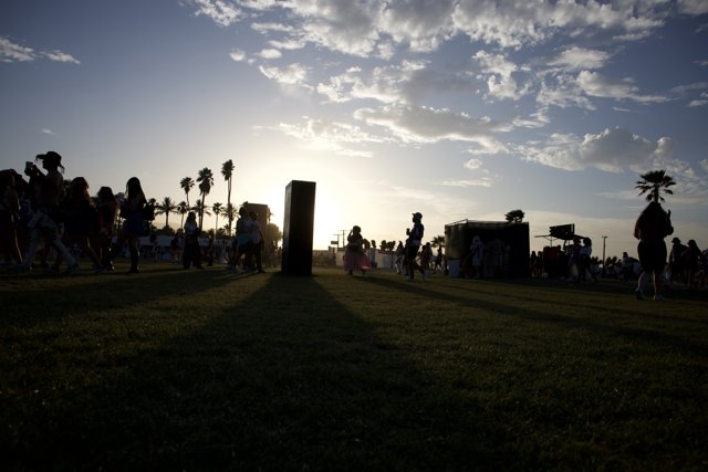 Sunset Silhouettes at Coachella 2024