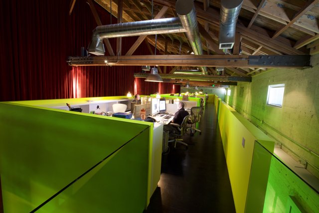 Green Workspace in EastWest Studio
