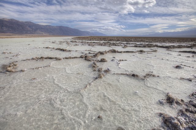 Marvelous View of Death Valley Salt Flats