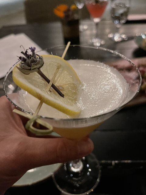 Citrus and Lavender Cocktail