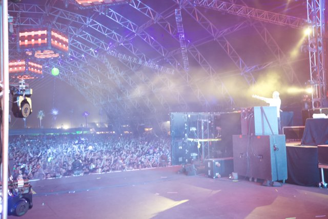 DJ Rocks the Crowd at Coachella