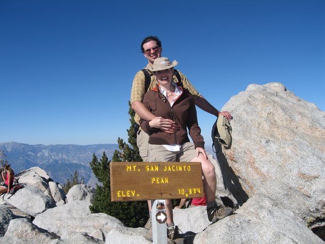 Couple Celebrates Summit of Mt. San Jacinto Peak