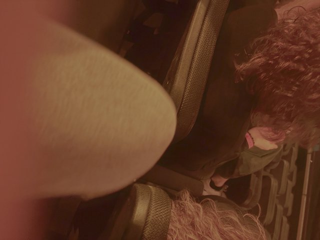 Intimate Mirror Reflection Portrait with Warm Tones
