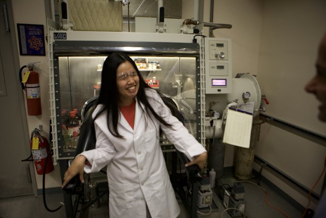 Female Scientist in a Lab Coat