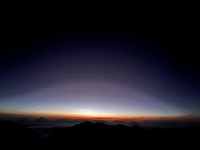 Sunrise over the Horizon at Haleakalā National Park
