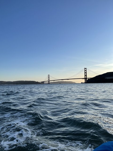 The Golden Gate Bridge over the San Francisco Bay
