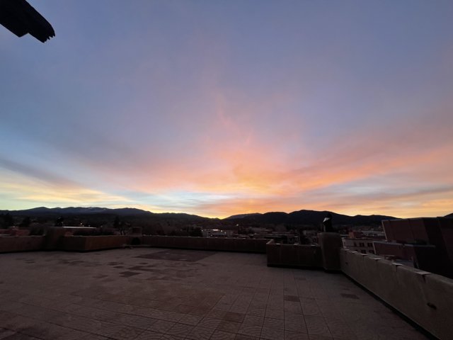 Majestic Sunset in Santa Fe