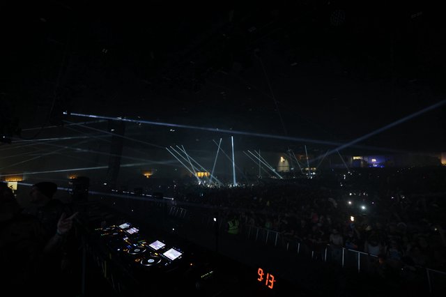 Laser Light Show at Wobbleland 2026 Festival