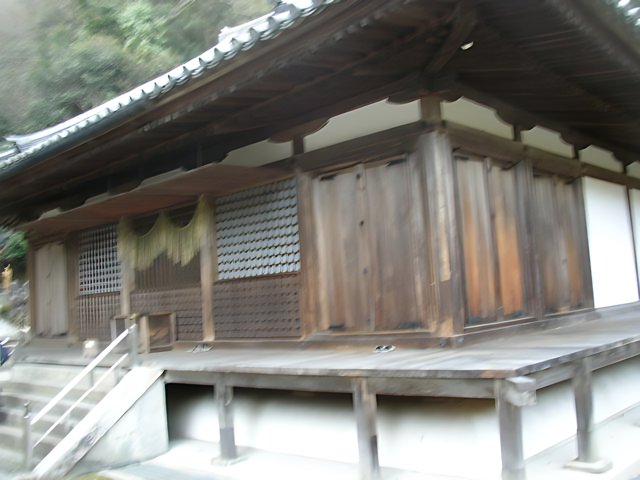 Wooden Monastery Building with Stairs
