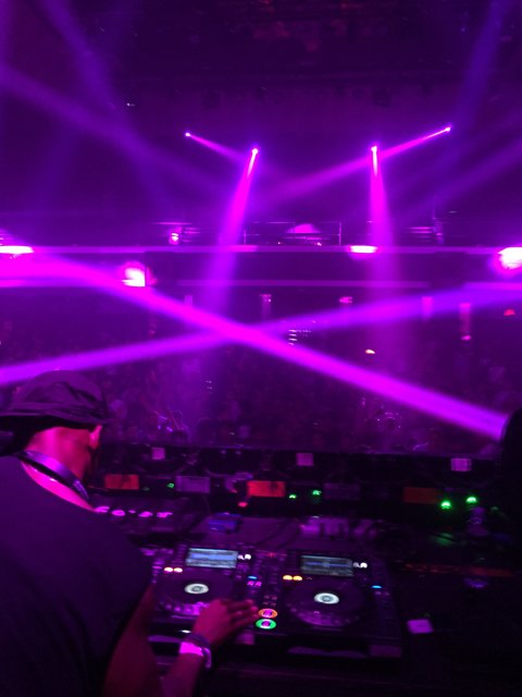 Purple Lights and DJ Delight