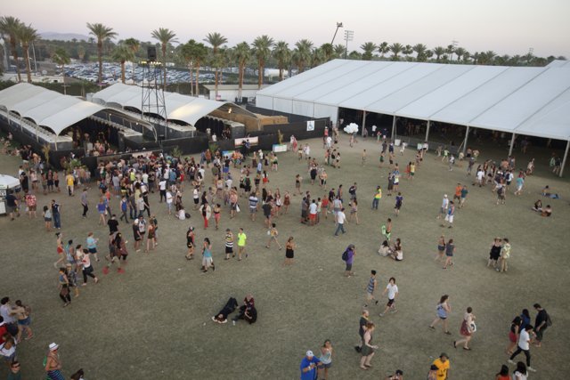 Coachella Crowd Gathers for Closing Performances