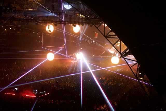 Lights and Lasers in Concert