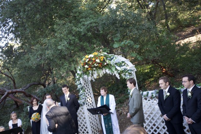 Truitt Wedding Ceremony in the Woods
