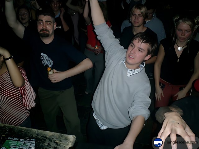 Hands Up at the Nightclub