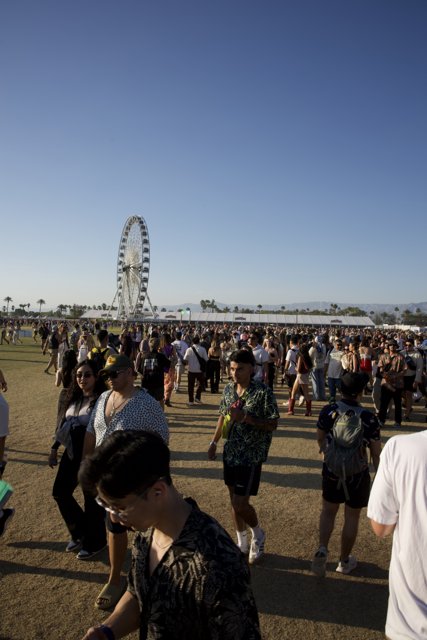 Coachella Vibes: Fashion and Festivities Under the Ferris Wheel