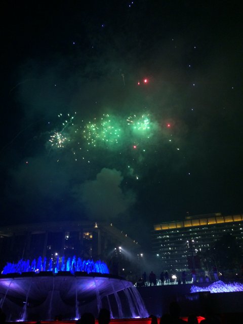 Spectacular Fireworks Display at Civic Center Mall