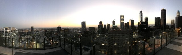 Sunset Cityscape in Los Angeles