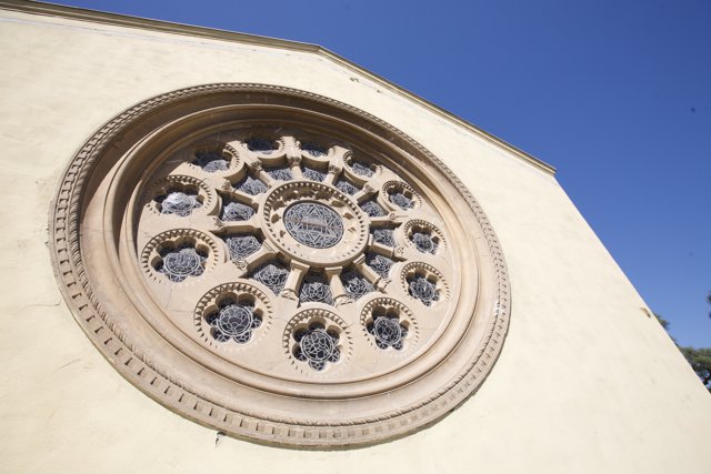 Gothic Arch Window in Wilshire Temple