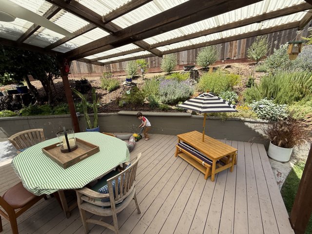 Summertime Serenity on the Patio