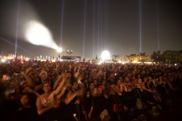 Lights and Lively Crowds at Coachella