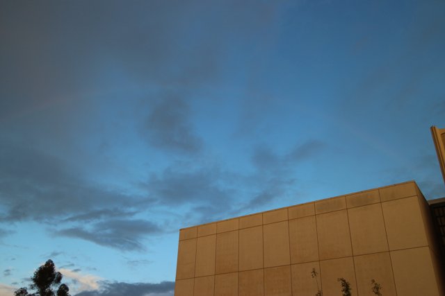 Rainbow over Altadena Building