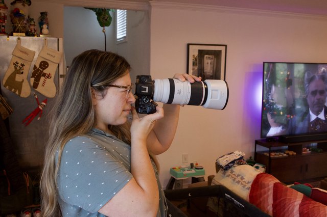 Indoor Photography Session During Christmas Season