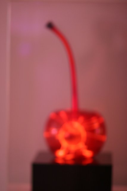 Radiant Red Fruit Sculpture
