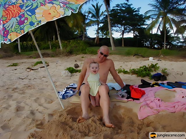 Summer Fun on the Hawaiian Beach