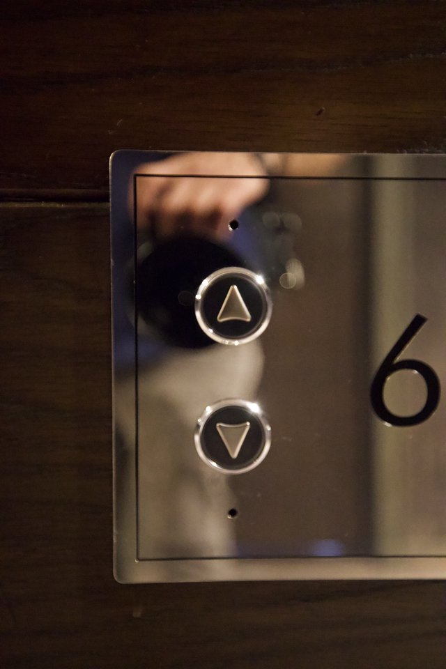 Elevator Control Panel on the Sixth Floor
