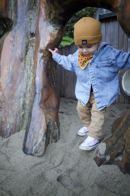 Tiny Explorer at SF Zoo, November 2023.