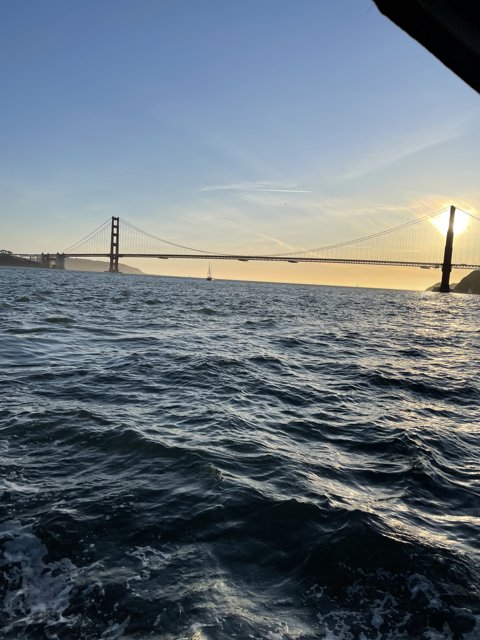Glorious Sunset on Golden Gate Bridge