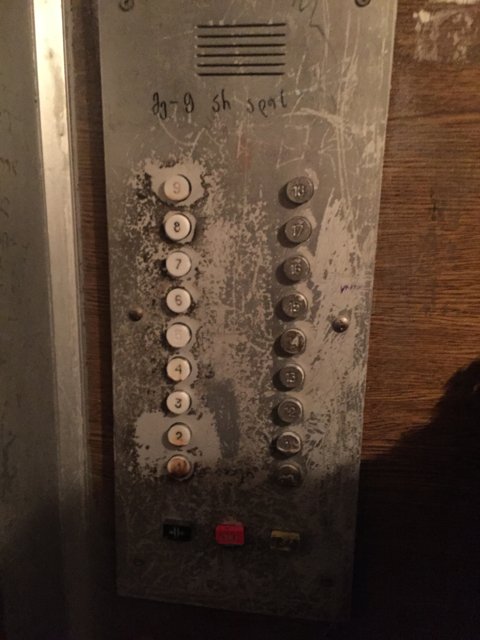 Elevator Buttons in Tbilisi