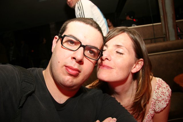 Couple's Cozy Selfie at a Nightclub in 2006