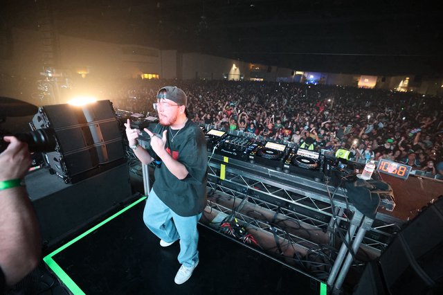 DJ Performer Commands Massive Crowd at Wobbleland 2026