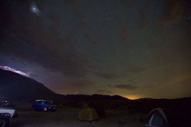 Night-time Camping in the Desert