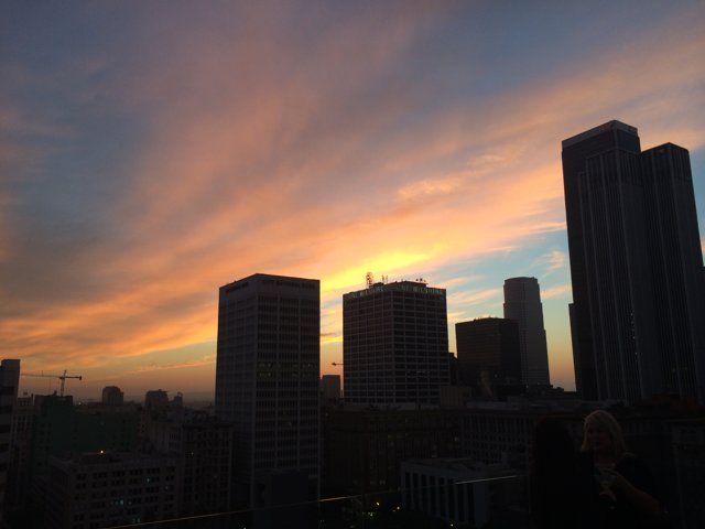 Downtown LA's Golden Hour