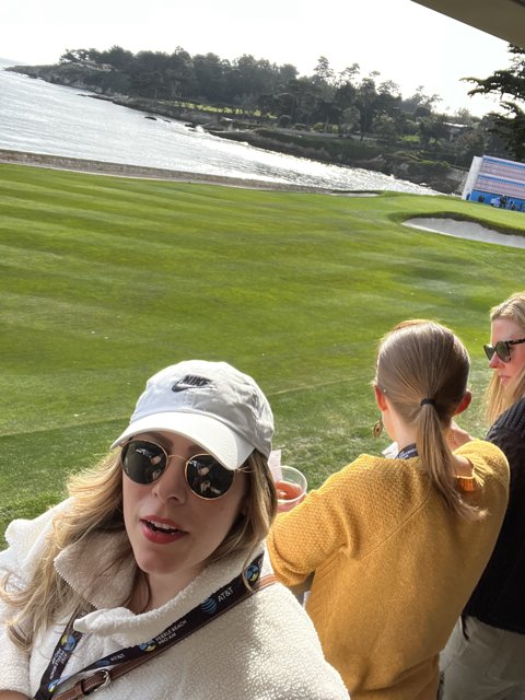 Three Women Enjoying a Day of Golf at Pebble Beach