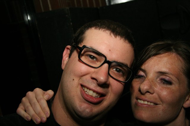 Dave and Penelope Share a Smile at Night Out