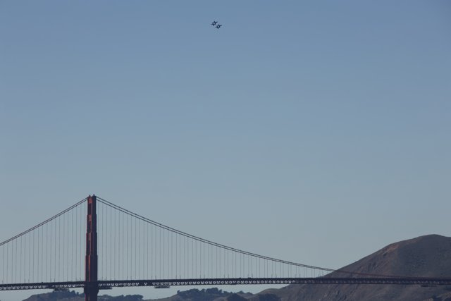 Flight over Golden Gate